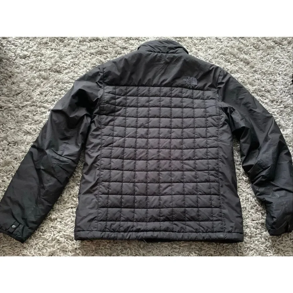 The North Face Black Quilted Brecon Jacket Coat mens sz S